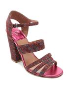 Laurence Dacade Women's Ninon Multicolor Metallic Ankle Strap Sandals