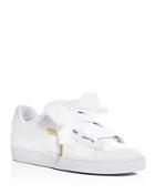Puma Women's Basket Patent Leather Lace Up Sneakers