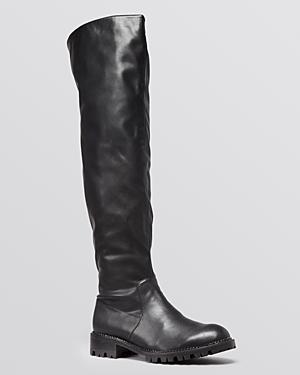 Jeffrey Campbell Tall Thigh High Boots - Besos Lug Sole
