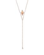 Kc Designs Diamond Geometric Y Necklace In 14k Rose Gold, .30 Ct. T.w.