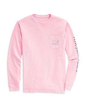 Vineyard Vines Long Sleeve Garment Dyed Vintage Whale Tee