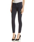 Paige Verdugo Skinny Ankle Jeans In Navy Eclipse