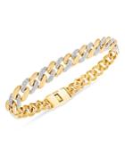 Bloomingdale's Men's Diamond Link Bracelet In 14k Yellow Gold, 0.50 Ct. T.w. - 100% Exclusive