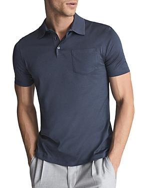 Reiss Hendrix Mercerized Cotton Regular Fit Polo Shirt