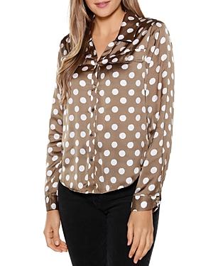Belldini Dot Print Collared Shirt