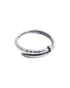 Degs & Sal Sterling Silver Nail Ring