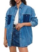 Ba & Sh Quentin Cotton Denim Top