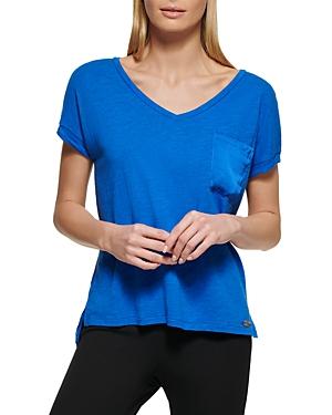 Dkny Satin Pocket Tee