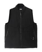 C.p. Company Taylon P Garment Dyed Lens Vest