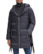 Marc New York Packable Lightweight Side Lace-up Puffer Coat