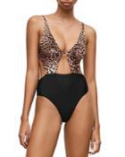Allsaints Petra Kiku One Piece Swimsuit
