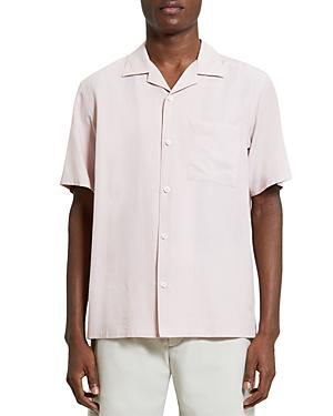 Theory Noll Solid Button Down Camp Shirt