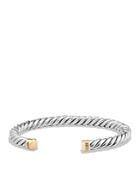 David Yurman Cable Classics Cuff Bracelet With 18k Gold