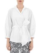 Weekend Max Mara Livia Wrap Style Cotton Shirt