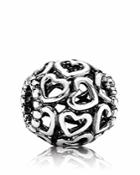 Pandora Charm - Sterling Silver Open Your Heart, Moments Collection