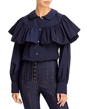 Cinq A Sept Marcelle Ruffle Top