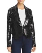 Aqua Sequined Blazer - 100% Exclusive