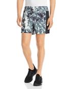 Fourlaps Abstract Print Bolt Athletic Shorts