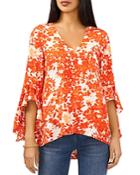 Vince Camuto V Neck Flutter Top