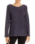 Eileen Fisher Metallic Boatneck Sweater