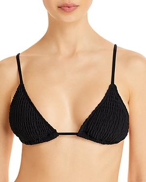 Charlie Holiday Maggie Textured Triangle Bikini Top