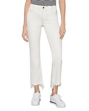 Frame Le Cropped Mini Boot Jeans In Au Natural