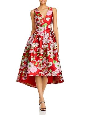 Eliza J Jacquard Fit And Flare Dress