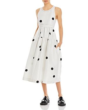 3.1 Phillip Lim Dot Print Midi Dress