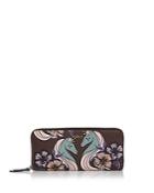 Furla Gioia Zip Around Printed Extra Large Leather Wallet