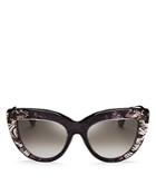 Valentino Lace Cat Eye Sunglasses, 53mm