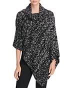 Eileen Fisher Asymmetric Marled Knit Poncho - 100% Bloomingdale's Exclusive