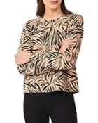 Hobbs London Tessa Animal Print Sweatshirt