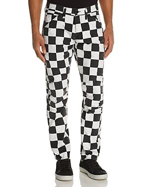 G-star Raw 5639 3d Shepherd's Check New Tapered Fit Canvas Pants - 100% Bloomingdale's Exclusive