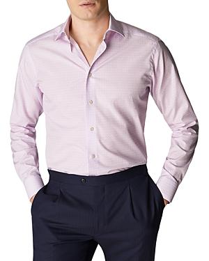 Eton Cotton Seahorse Print Contemporary Fit Dress Shirt