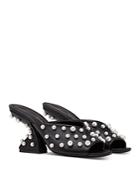 Salvatore Ferragamo Women's Slip On Embellished High Heel Sandals