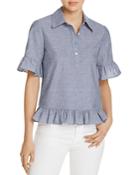 Likely Barnsley Ruffle-trimmed Top
