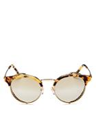 Valentino Phantos Round Embellished Sunglasses, 49mm