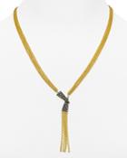 Freida Rothman Fringe Pointed Pendant Necklace, 20
