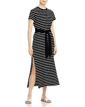 Monrow Striped T-shirt Dress