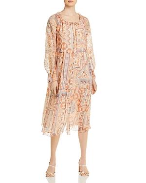 Johnny Was Elvira Peasant Midi Dress