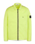 Stone Island Zip Front Long Sleeve Overshirt