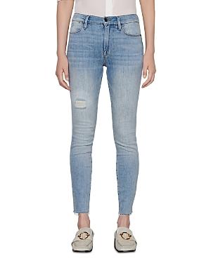 Frame Le High Skinny Jeans In Alemany Destruct