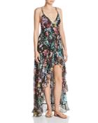 Rococo Sand High/low Floral Maxi Dress