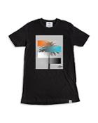 Kid Dangerous Palms Gradient Premium Cotton Graphic Tee
