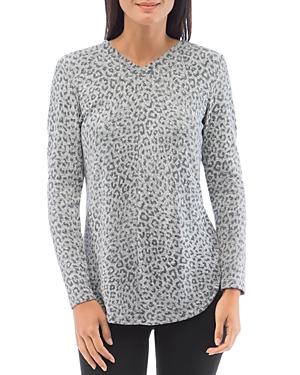 B Collection By Bobeau Leopard-print Hoodie