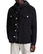 Allsaints Trondheim Long Sleeve Textured Shirt