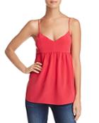 7 For All Mankind Babydoll Silk Camisole Top