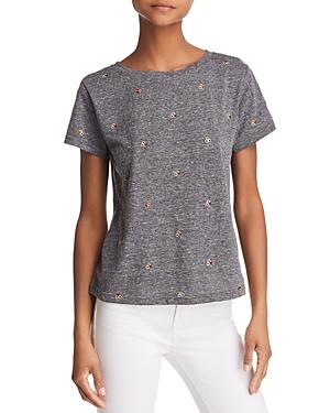 Honey Punch Flower Embroidered Tee