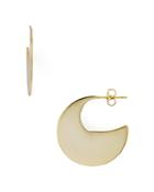 Aqua Lunar Earrings In 14k Gold-plated Sterling Silver - 100% Exclusive