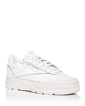 Reebok Women's Club C Double Geo Low Top Sneakers